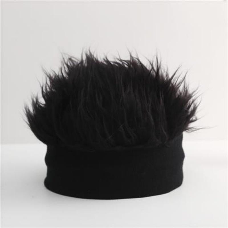 Retro Plush Brimless Knit Hat - Men's Autumn/Winter Trend