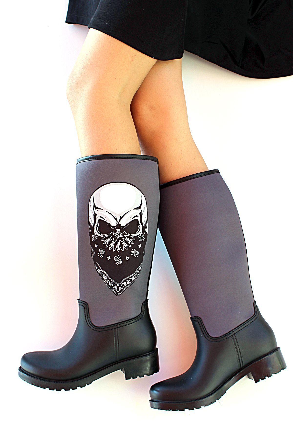 

Женские современные стильные модные ботинки, ботинки из искусственной кожи, черные водонепроницаемые сапоги с гибкой подошвой с принтом, удобные непромокаемые сапоги 36