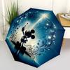 Mickey Mouse Themed Automatic Opening and Closing Folding Umbrella, Reinforced 8 Ribs, Compact Travel Design, Fashionable Folding Umbrella,