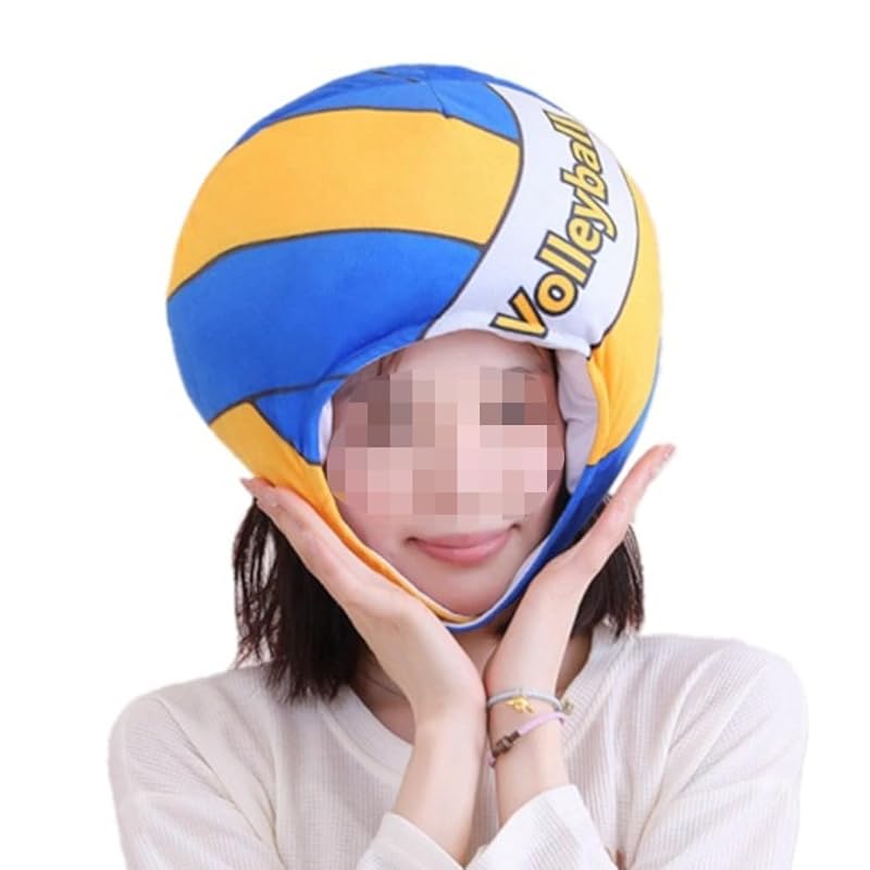 

[DOKiDOKi] volleyball Headgear cosplay disguise hat headgear Kigurumi costume Watching the match support photo shoot world cup event party Goods