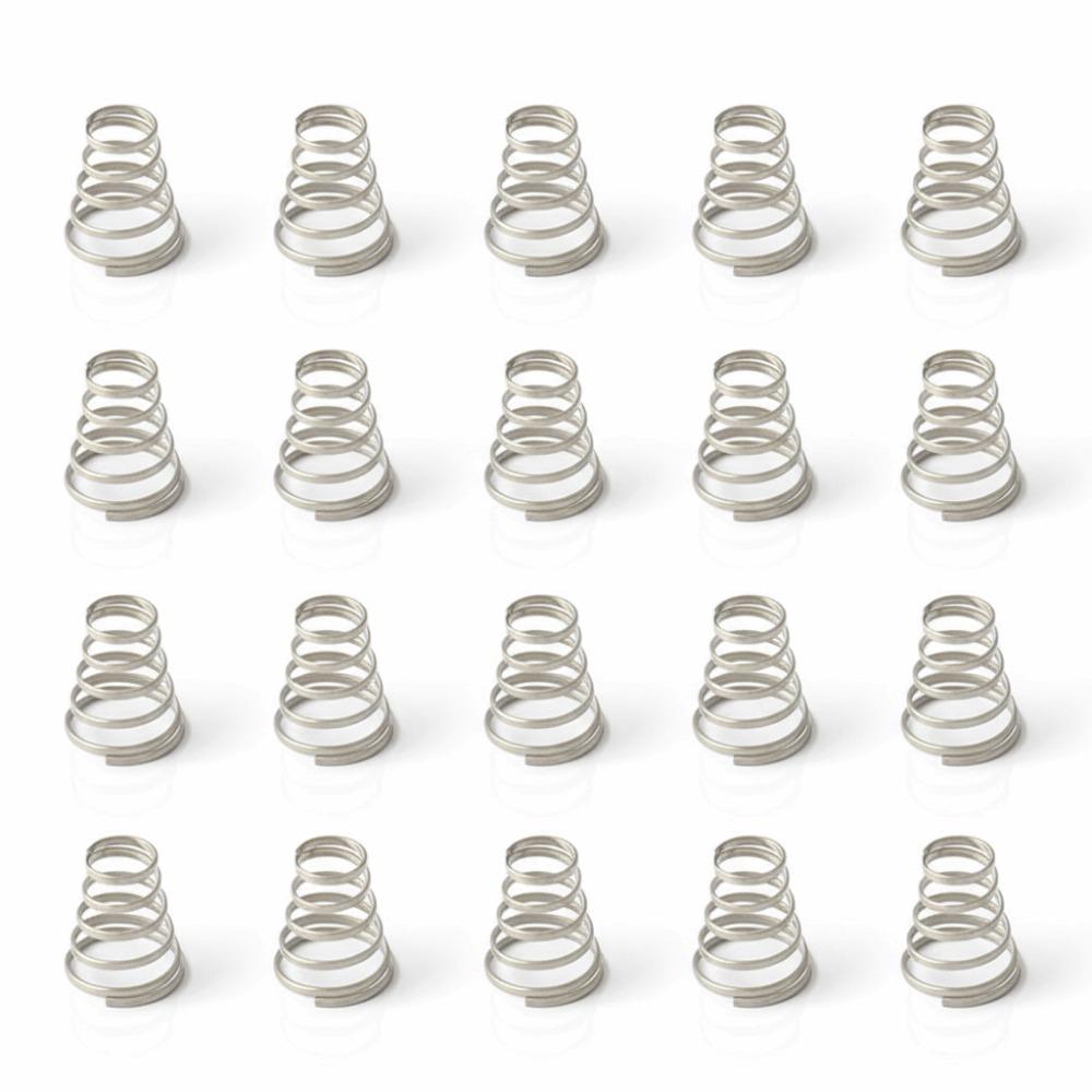 20 PCS Silver Quick Release Skewer Springs Bicycle Skewer Springs Bike Bicycle Hub Quick Release 20PCS