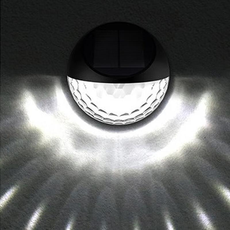 Pailide Half-Round Solar Outdoor Wall Light