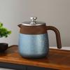 Titanium-Coated Insulated Teapot Set: Stew & Brew Tea Kettle, Tea and Water Separator, Large Capacity Coffee Pot for Home Use