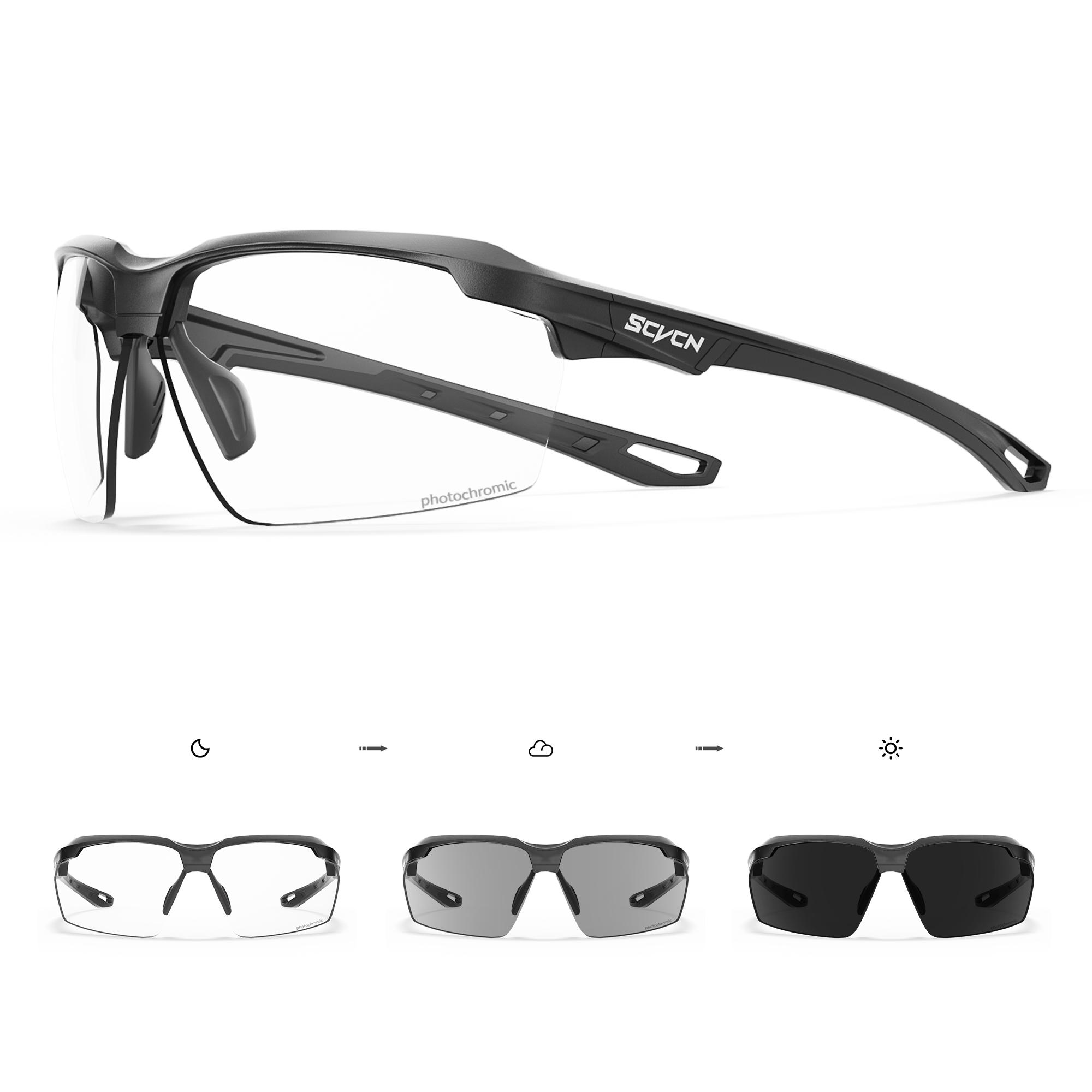 

SCVCN Cycling Red Blue Photochromic Glasses Outdoor Sports Running Men s Sunglasses Road MTB Bicycle Goggles Women Bike Eyewear Photochromic lens