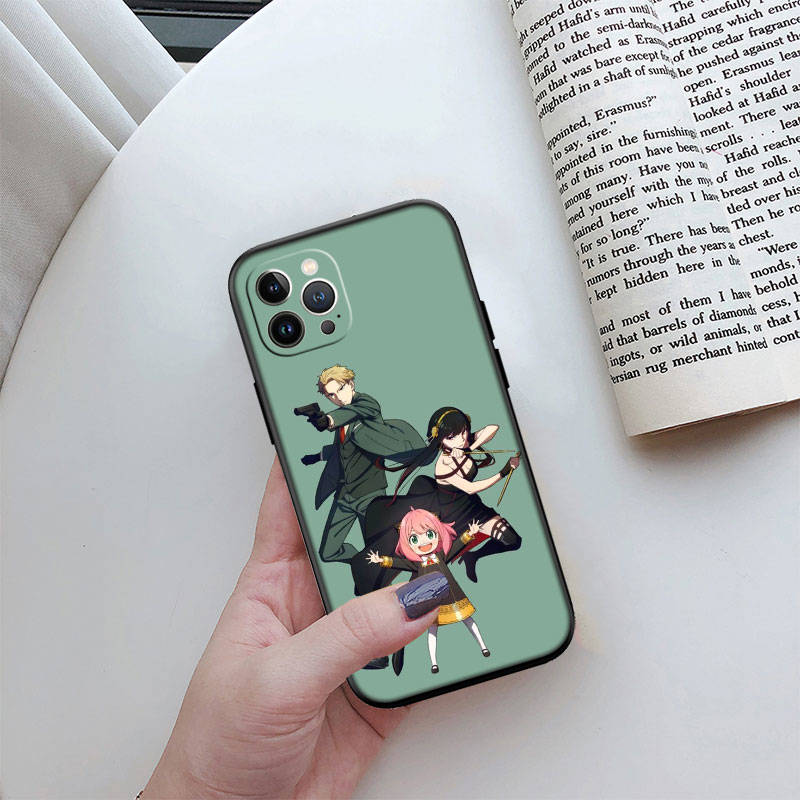IR26 Spy X Anya Forger Family Case for Samsung A06 A35 A25 A24 A15 A05S A05 M55 M35 M15 A02 A12 A13 A10 A16 A20 A30 A22 A31 A32 A33 A42 A50