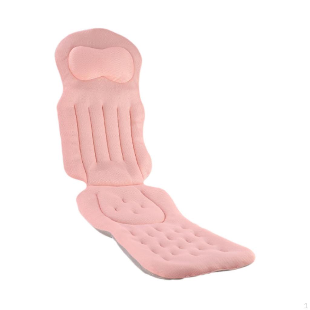 Complete Bath Cushion for Tub, Supportive Pillow Back And Neck in SPA Environment