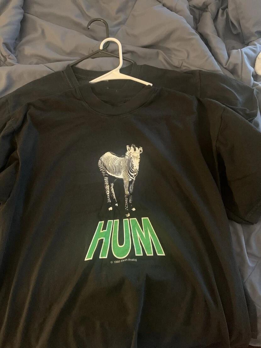 New Hum Album Band Graphic Print Unisex Black Shirt S-5XL Q87412 XXXL