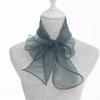Thin Head Scarf Versatile Silk Scarf Long Silk Towel Fashion Hijab Scarf  Women's