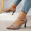 Rose Casual Everyday Wear Low Heels Lightweight Women Sandals 2025 New Summer Women Sandals Pointed Comfortable Shoes