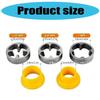 PVC Pipe Threader Kit Includes 3 Die Sizes Versatile PVC Pipe Thread Maker Tool Set Simple Operate for Electric Drill