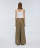 Meuameu Wide Pin Tuck Pants