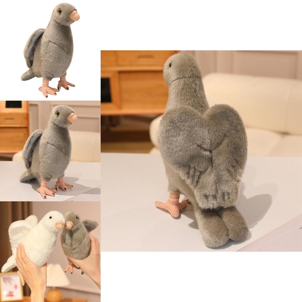 Plush Pigeon Toy For Kids Sleep Decor With Pp Cotton Filling Ideal For Bedroom And Gift