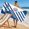 Personalisierbares Strandtuch mit Toronto Blue Jays Aufdruck, Großes Weiches Schnelltrocknendes Handtuch für Strand, Camping, Schwimmen