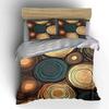 "Wood Ring Pattern Home Decor" Soft Skin-Friendly Bedding Set Includes 1 Duvet Cover And 2 Pillowcase Gift
