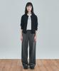UNIFORM BRIDGE Wide Slacks (Women) Gray