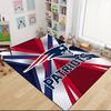 Patriots Team Spirit Carpet Rug Soft Washable Anti Slip Home Living Room Sofa Mats Personalized Christmas Rug