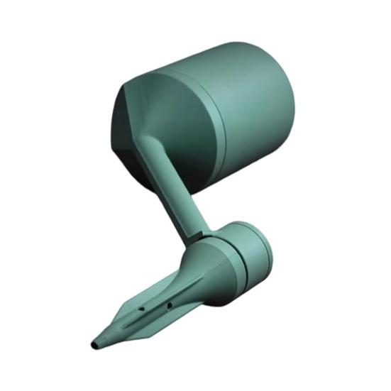 

3D-друкована кашпо Система крапельного поливу Потік води Багатошаровий дизайн Обертова кашпо Садівництво в квартирі Кашпо для дому та офісу Декор для саду 1pc зелений