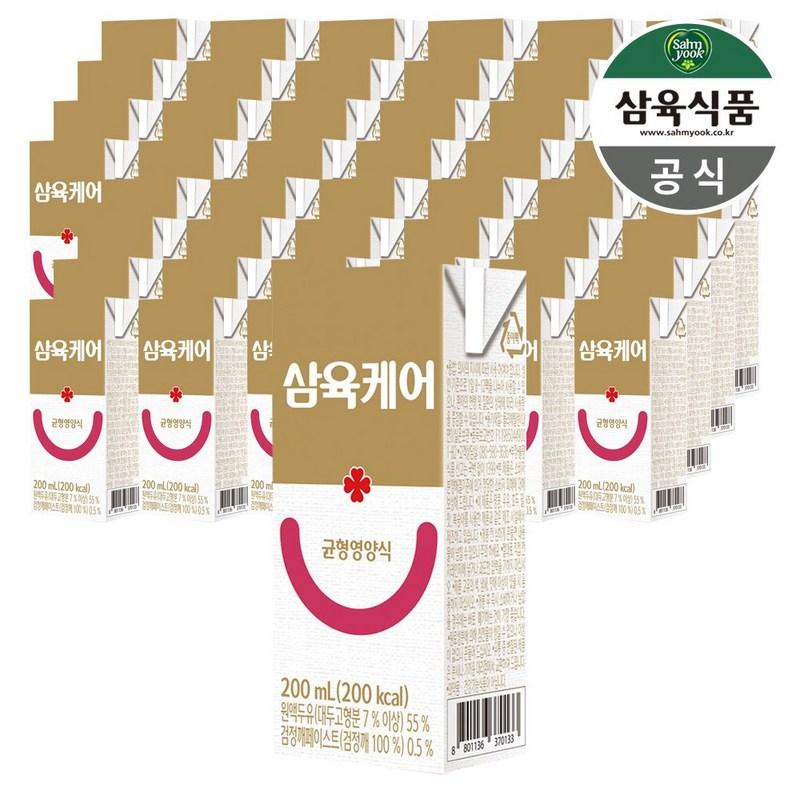 

Sahmyook Care Food Balanced Nutrition for Patients 200ml x 48 packs, 200ml, 48 units
