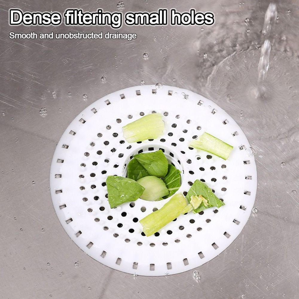 Anti-blocking Sewer Outfall Drain Filter Round Shape Waste Catcher  Kitchen Bathroom Accessories