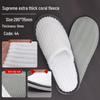 Plush Winter Non-Slip Disposable Slippers for Hotels & Homestays