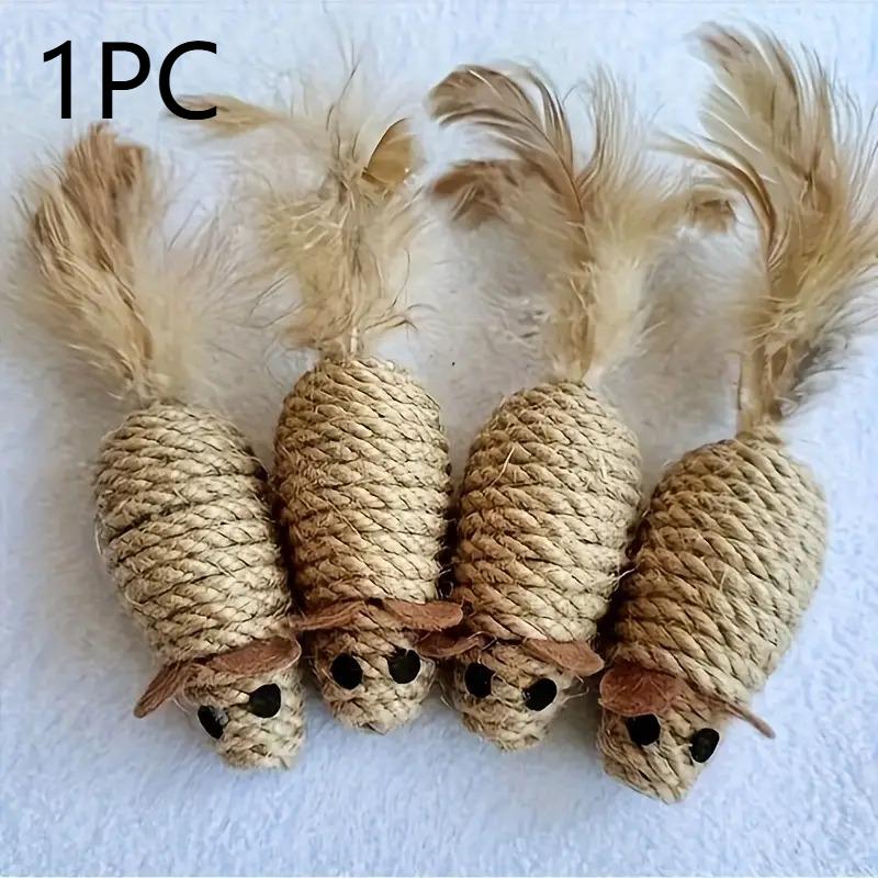 

1 шт. интерактивная игрушка для кошки с имитацией перьевого хвоста 1PCS дубильная кора