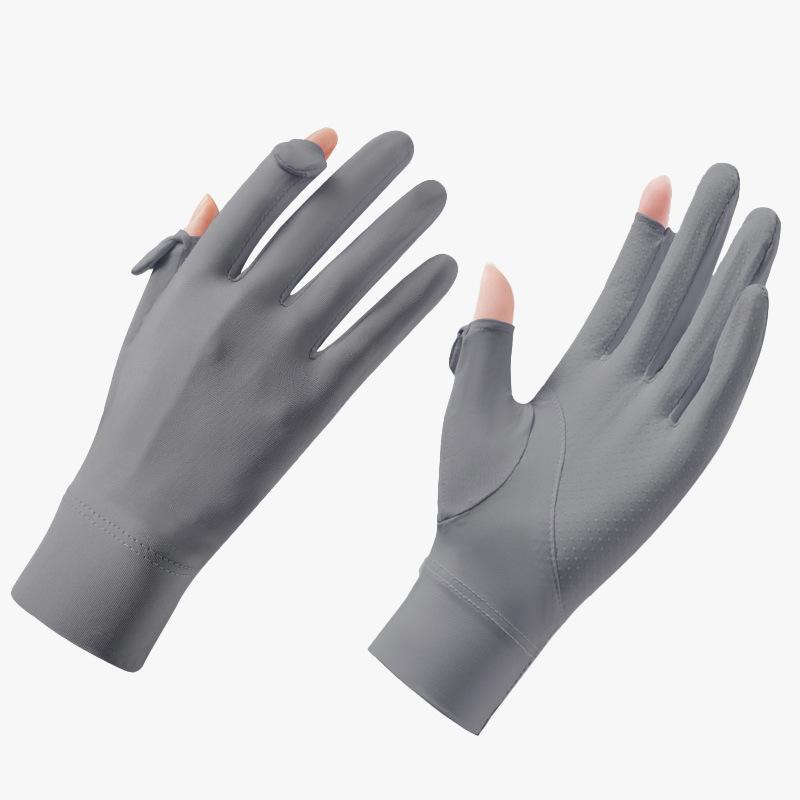 Sunscreen Gloves for Women with Ultraviolet Rays Summer Electric Car Anti Slip Thin Touch Screen Riding Sunscreen Gloves for Women