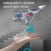 K800 MAX RC Plane Fighter Flip 360 ° 2.4G Remote Control Stunt Glider Flight Flying EPP Foam Airplane with LED Toys for Kids