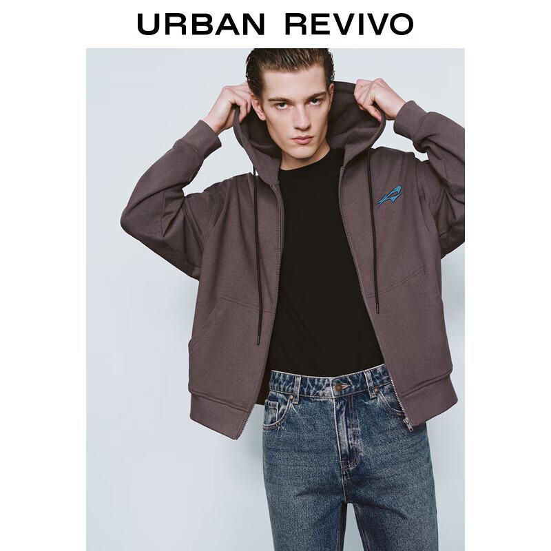 

UR Men s Oversized Hooded Embroidered Jacket S