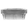 BHBL 50 Pcs Aluminum Foil Food Containers Disposable BBQ Boxes Tin Rectangular Oven Proof Heat Kitchen Food Holders Party
