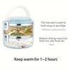1pc Lunch Boxes, Double-layer Stainless Steel Bento Box, Insulated Food Storage Container With Lid, For Office, School, Camping And Picnic