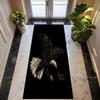 Stylish Bald Eagle Print Long Runner Rug, Soft Non-Slip Floor Mat for Hallway Kitchen Bedroom Laundry Room Home Decor