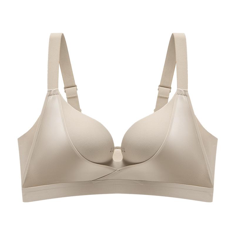 

1111 New pull-up non-slip women s chest support breathable no steel ring bra-1 s(recommended 37.5-45kg ) светло-серый