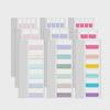 Custom Morandi Index Label Sticky Notes – Fluorescent Bookmarks for Students