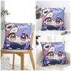 Pillow Case Cute Q Version Wuthering Waves Rinascita Phoebe Zani Square Pillow Cover Kawaii Cushion Cover Car Home Decorative