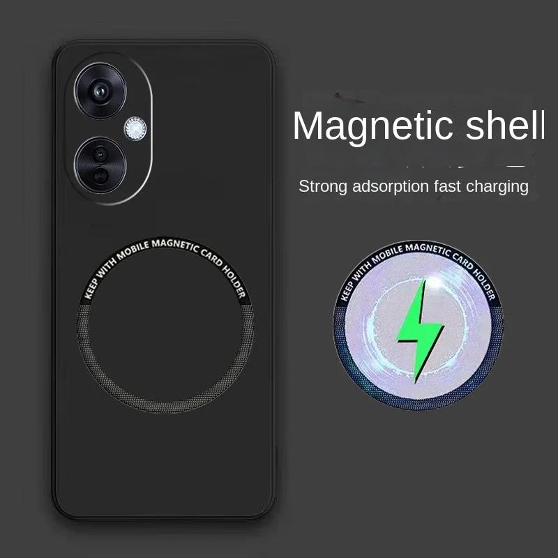 Luxury Magnetic Wireless Charge For Magsafe Case for Oneplus 12 Nord Ce 2 3 Lite 9 8 10 Pro 10T 11 Shockproof Soft Bumper Cover