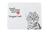 Toyger - Mouse Pad with Print, Personalized Cat Pad, Unique Gadget for an Office Worker from the Art-Dog Brand