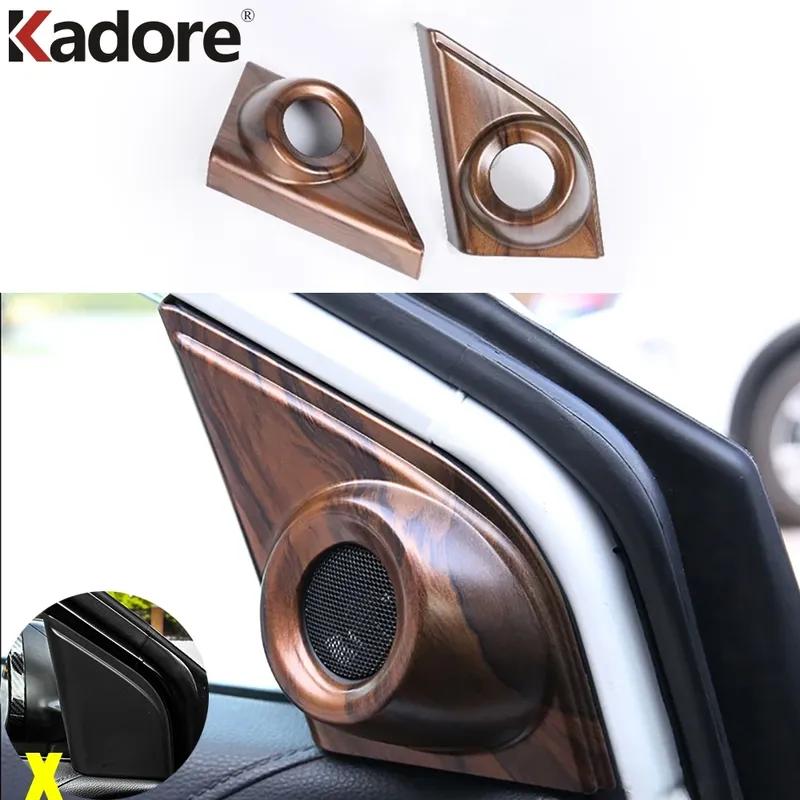 Car Front Inner Door A Pillar Speaker Cover Trim For Honda CRV CR-V 2017-    Carbon Fiber Interior Accessories