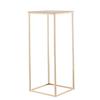 Wedding Flower Stand, 10PCS 60cm Column Flower Stand, Floral Stands with Metal Laminate, Gold Rectangular Floral Display Rack for Wedding, Party,