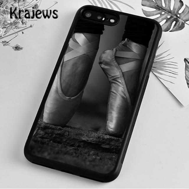 Krajews Balerínky Baletní Boty Tančící Dívka Pouzdro na Telefon Pro iPhone 14 5s 6s 7 8 plus X XR XS 11 12 13 pro max Samsung S21 S22 ultra