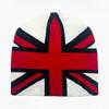 Autumn Winter Street Style UK Union Jack Jacquard Knit Beanie Unisex Warm Cold Weather Hat Fashion Personalized Cuffed Skull Cap