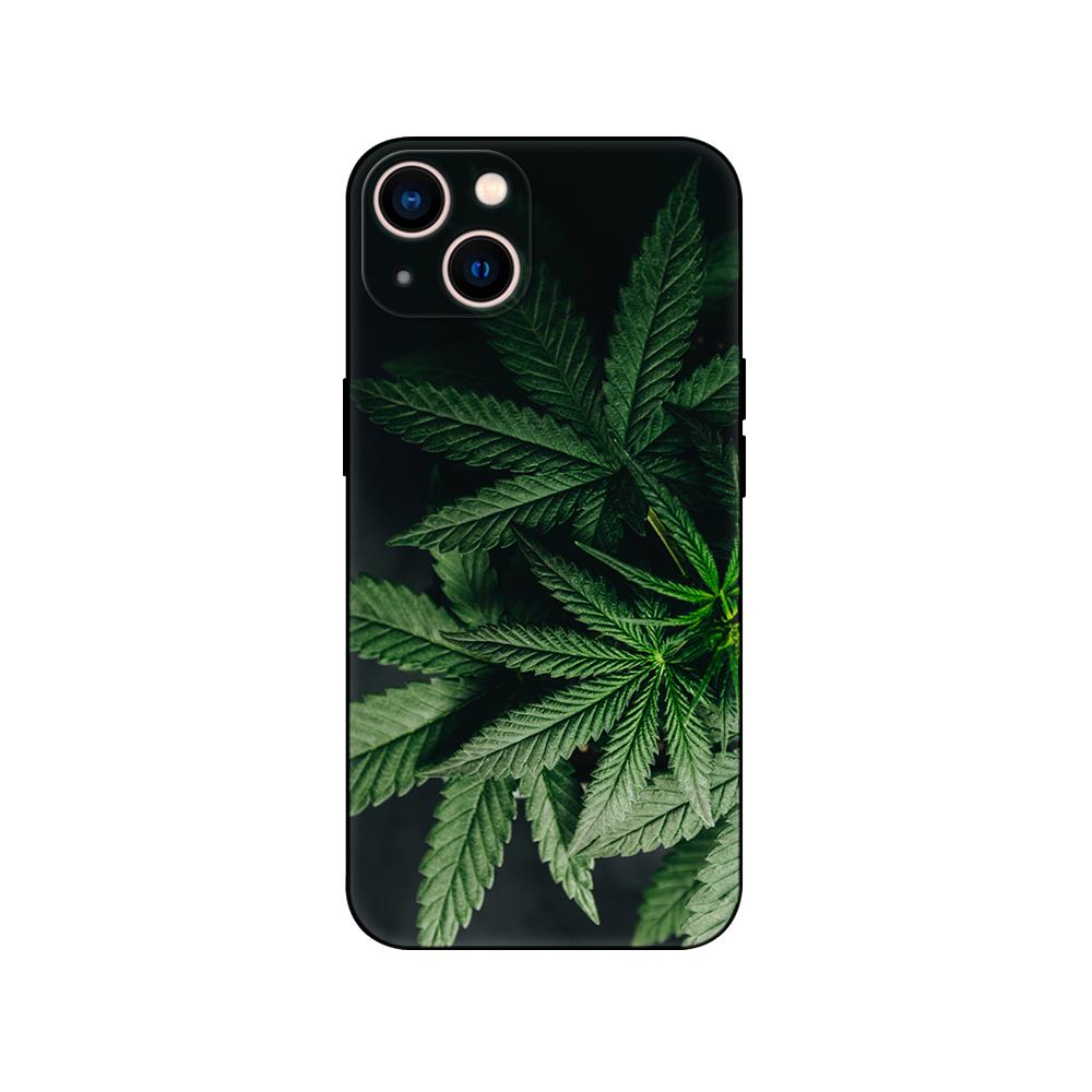 Black Tpu Case For Xiaomi Redmi 9T Case Redmi Note 9T Note 10 5G 4G Pro 10S Case Green Monstera Leaves
