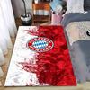 FC Bayern München Logo Teppich, Moderner Rot-Weißer Raumdeko Teppich Geeignet zur Verwendung als Anti-Rutsch-Matte für Wohnzimmer Schlafzimmer Sofas