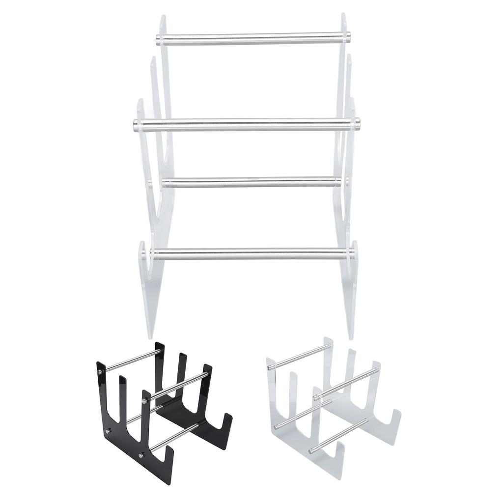 Keyboard Display Stand 3 Tier Acrylic Desk Keyboard Storage Holder for Mechanical Gaming Keyboard