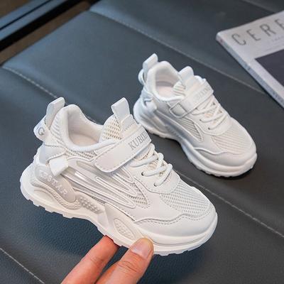 Scarpe Sportive da Bambino per Ragazzi Ragazze Sneakers da Corsa Rete Traspirante Moda Classica Scarpe Casual da Ragazzo Traspiranti Bianco Blu Rosa
