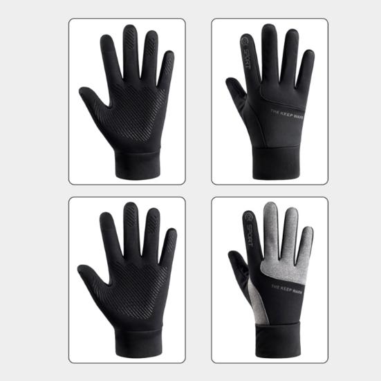 1 pár zimních cyklistických rukavic Teplý dotykový displej Neklouzavý Větruodolný Vodotěsné Chladné počasí Muži Outdoorový motocykl Jízda na sněhu Lyžařské rukavice