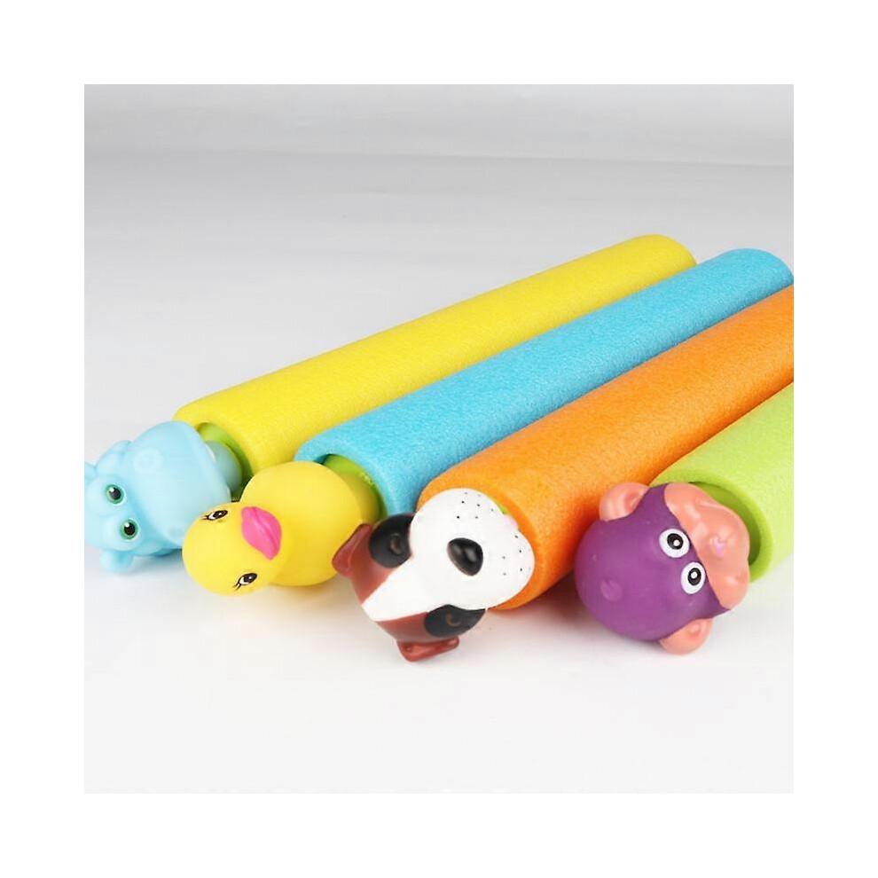 (A)4pcs Foam Water Pistols for Kids, Foam Water Gun Water Squirter Gun 35ft Water Squirters for Kids Water Blaster Soaker Gun