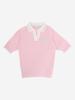 LORDLOAR Signature New Cable Collar Knit L/Pink