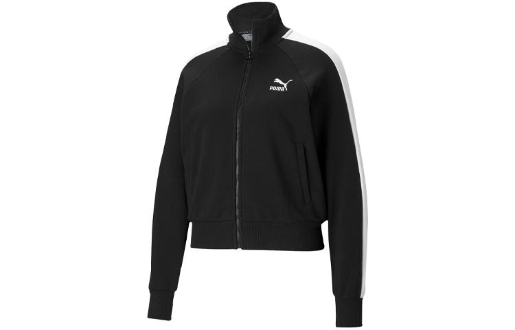 PUMA T7 Jackets Women s Black Lapel Moderate Other 531411-01 XL