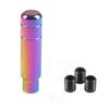 13cm Aluminum Grilled Blue Universal Gear Shift Knob Shifter Head Interior Decor