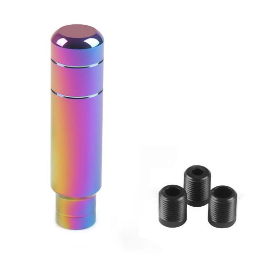 13cm Aluminum Grilled Blue Universal Gear Shift Knob Shifter Head Interior Decor